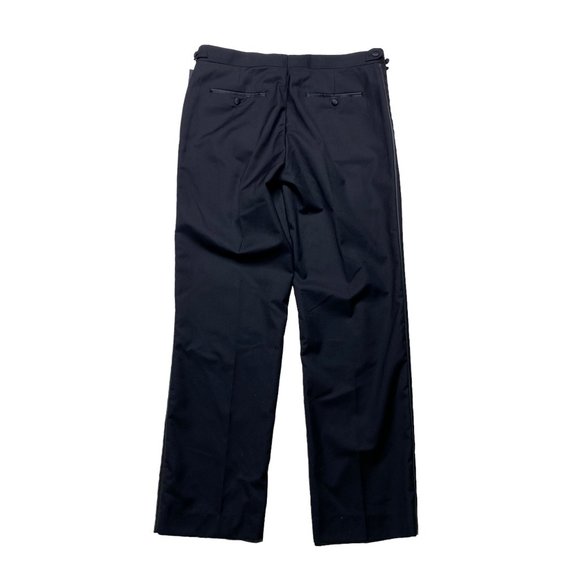 Dobell Dress Pants Mens Size 34 X 30 Flat Front Straight Fit - Picture 2 of 11